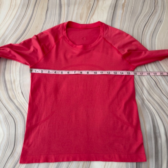 Lululemon Swiftly Tech Long-Sleeve Shirt 2.0 *Race Length Coral Pink Size 6 $78 - Picture 13 of 15